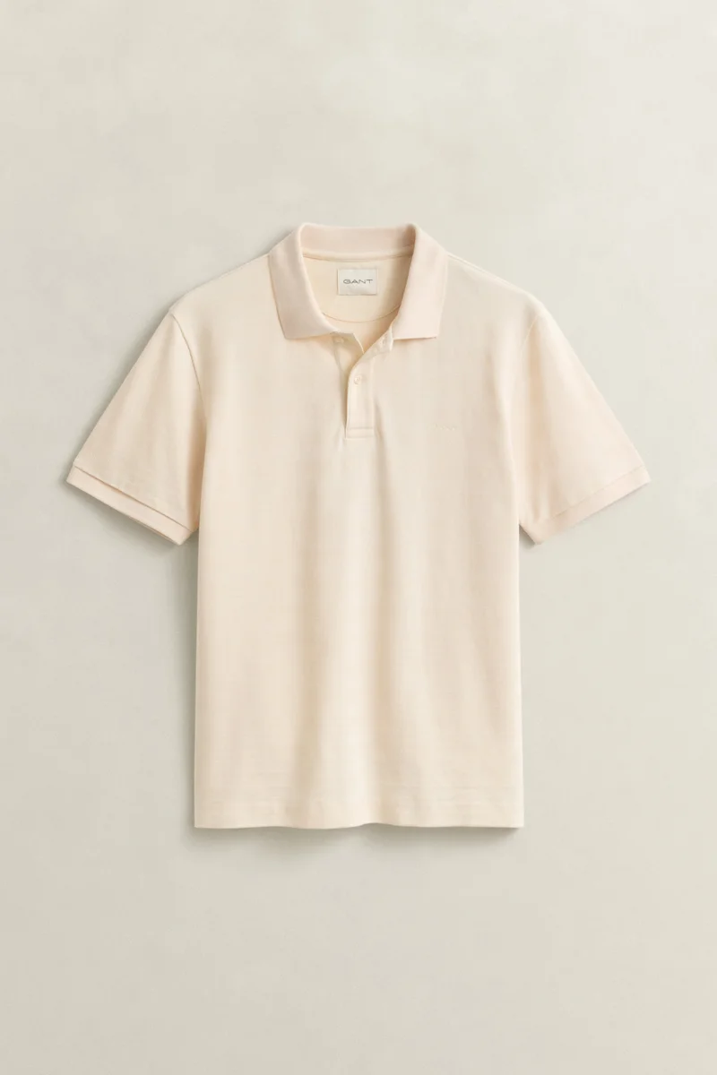 GANT Texture Stripe Short SleevePolo
